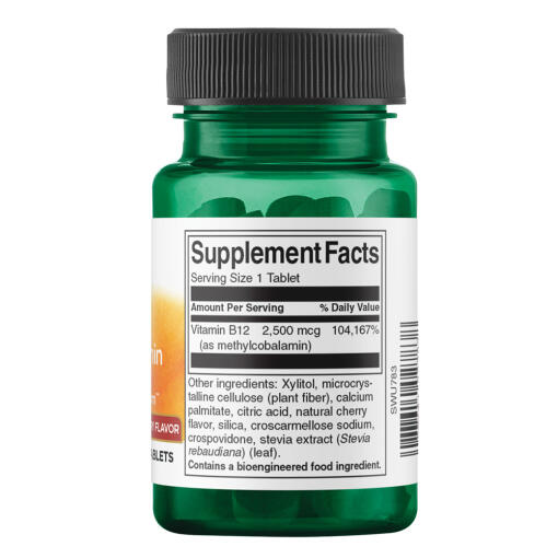 Swanson - Vitamin B12 Metylkobalamin, 60 tabletter - Bild 5