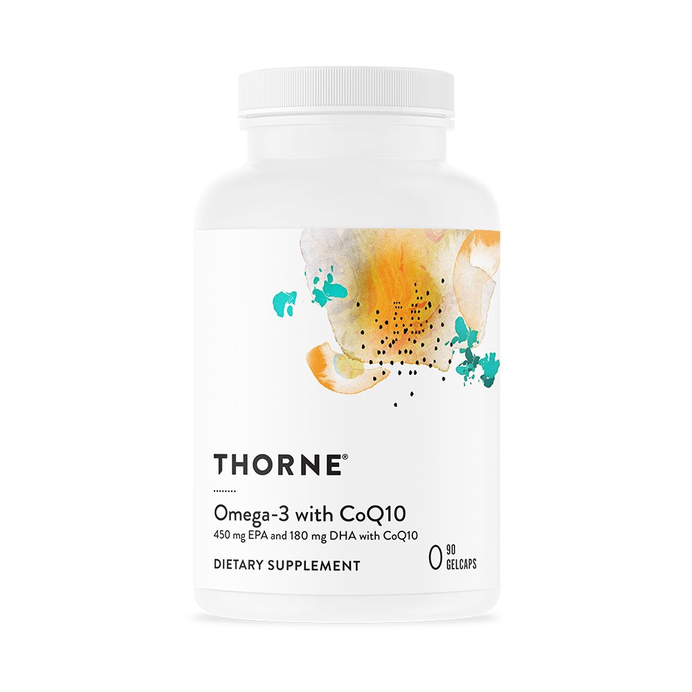 Thorne Research - Omega-3 med CoQ10, 90 kapslar | Vitaminer och MineralerOmegas - EFA - CLA - oljorOmega och fiskoljaCoQ10Koenzym Q10Omega & Näringsoljor | Apoteka