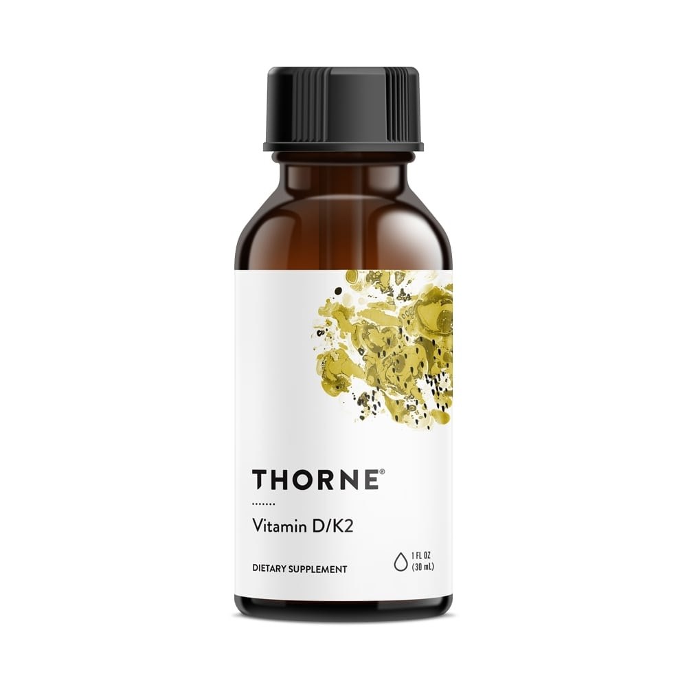 Thorne Research - Vitamin D3+K2 Flytande, 30 ml | Vitaminer och MineralerD-vitaminK-vitamin | Apoteka