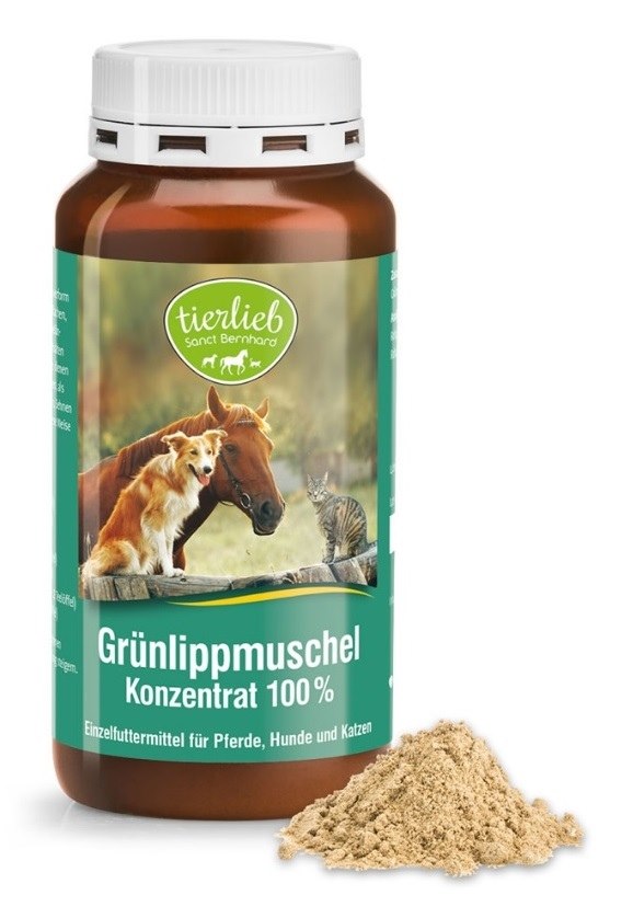 Tierlieb - Grönläppad Musselkoncentrat för Hundar och Katter, 150 g | Hälsa och välbefinnandeHälsokostKosttillskott för husdjur | Apoteka