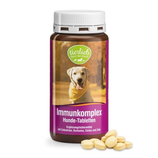 TIERLIEB Immunkomplex - Nahrungsergänzung für Hunde (180 Tabletten)