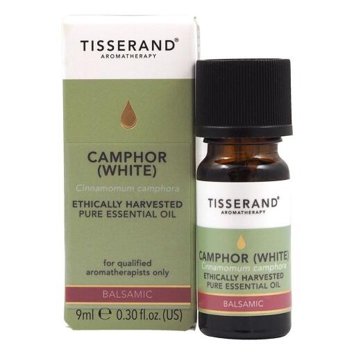 TISSERAND AROMATHERAPY Camphor (White) Cinnamomum Camphora Ethically Harvested (9 ml / 0