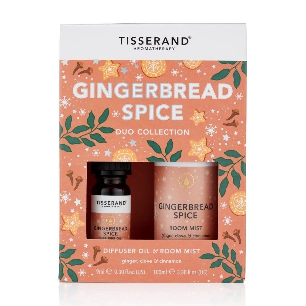 Tisserand Aromatherapy - Gingerbread Spice Duo Collection, 1 x 9 ml, 1 x 100 ml | Hälsa och välbefinnandeEteriska oljorEterisk oljaAromaterapi | Apoteka