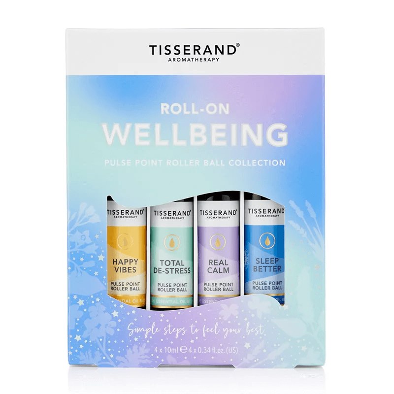 Tisserand Aromatherapy - Roll-on för välbefinnande med eteriska oljor, 4 x 10 ml | Hälsa och välbefinnandeEteriska oljorEterisk oljaAromaterapi | Apoteka