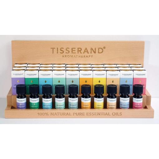 TISSERAND AROMATHERAPY TOP 10 Essesntial Olis Bundle + Display Case (40 units - 40 x (9 ml / 0