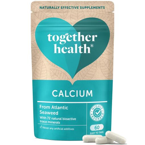 TOGETHER Calcium - from pure calcified seaweed (60 caps)