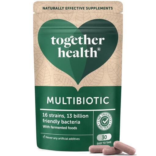 TOGETHER Multibiotic Microbiome Support with fermented foods (30 caps)