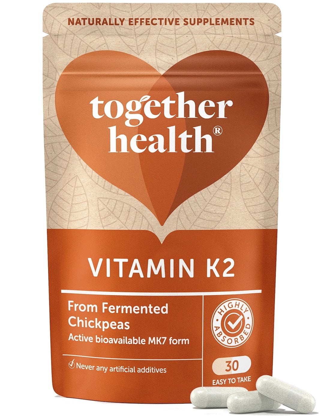 Together - Vitamin K2 MK-7, 30 kapslar | Vitaminer och MineralerVissa vitaminerK-vitamin | Apoteka