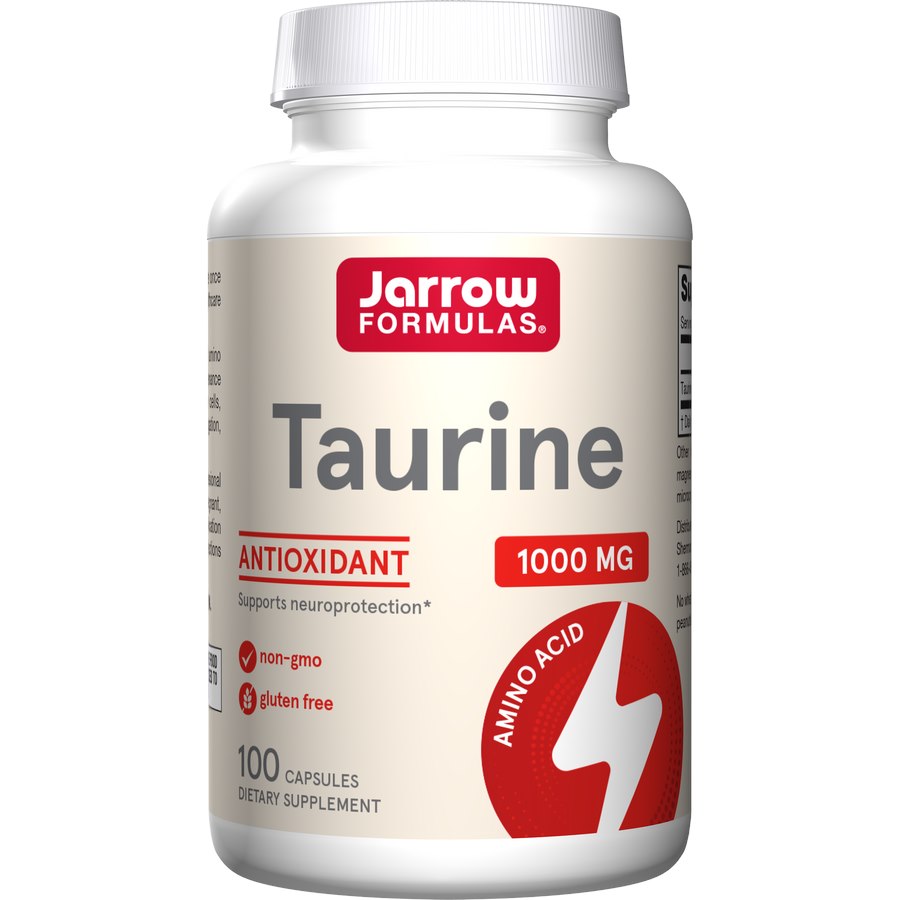Jarrow Formulas - Taurin, 1000 mg, 100 kapslar | Vitaminer och MineralerHälsa och välbefinnandeAminosyror och BCAAIndividuella aminosyrorHälsokostFitness och träningTaurin | Apoteka