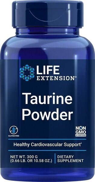 Life Extension - Taurinpulver, 300g | Vitaminer och MineralerAminosyror och BCAAIndividuella aminosyrorHälsokostFitness och träningTaurin | Apoteka