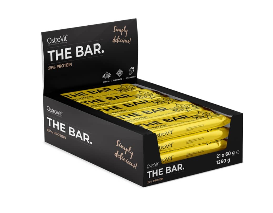 OstroVit - The Bar 25% Protein, Vanilj - 21 x 60g | HälsokostProteinbars | Apoteka