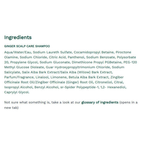 The Body Shop - Ginger Scalp Care Schampo, 250 ml - Bild 2