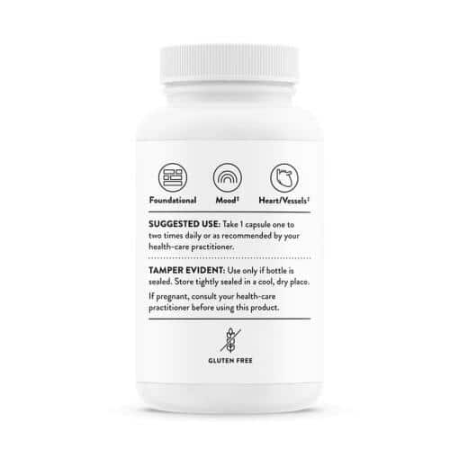 Thorne Research - 5-MTHF (Metylfolat), 5 mg, 60 kapslar - Bild 3