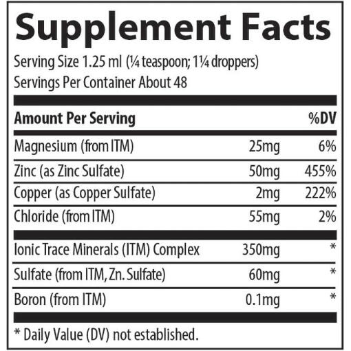 Trace Minerals - Flytande Jonisk Zink, 50 mg (59 ml) - Bild 2