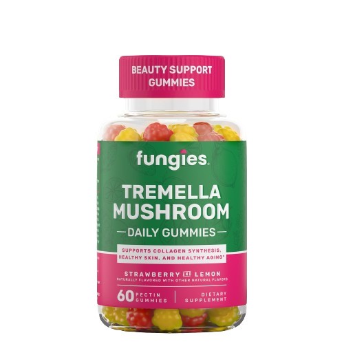 Fungies - Tremella Svampgummin, Jordgubb &amp; Melon, 60 stycken | Veganska produkterHälsa och välbefinnandeHälsokostSvamptillskott | Apoteka