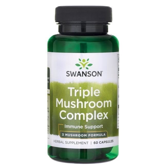 Swanson - Triple Mushroom Standardized Complex, 60 kapslar | Vitaminer och MineralerHälsa och välbefinnandeHälsokostSvamptillskott | Apoteka