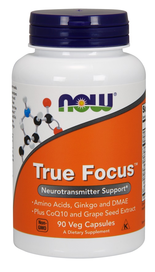 NOW Foods - True Focus, 90 kapslar | Veganska produkterHälsa och välbefinnandeMental fokus och minneHälsokostL-tyrosin | Apoteka
