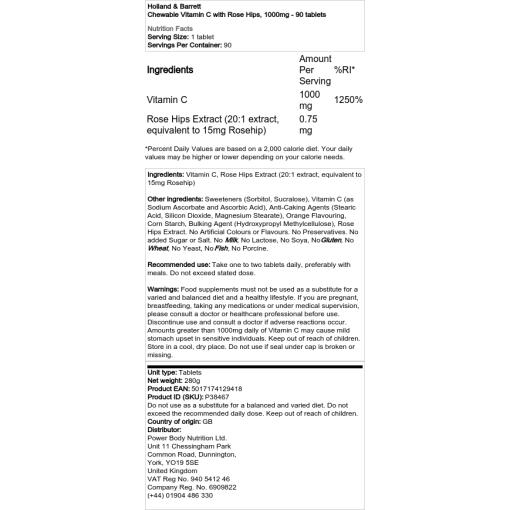 1000mg - 90 tabletter