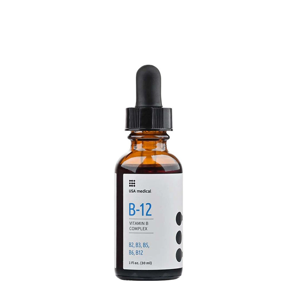 USA Medical - B-12 Complex, 30 ml | Vitaminer och MineralerVissa vitaminerHälsokostB12 | Apoteka
