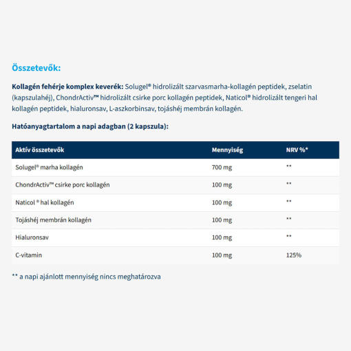 USA Medical - Collagen Complex, Kollagenkapslar med 5 Typer av Kollagen, 60 Kapslar - Bild 2
