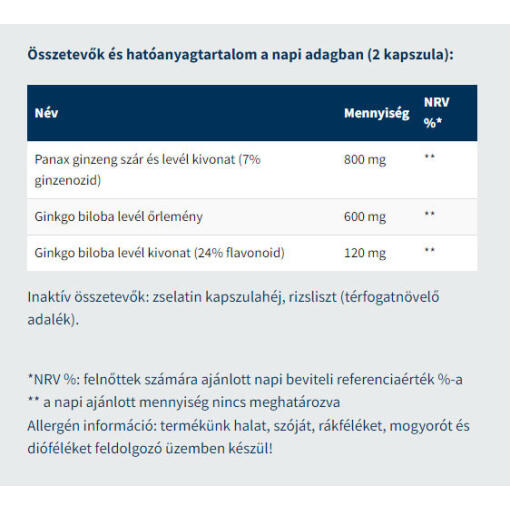 USA Medical - Ginkgo Biloba, 60 kapslar - Bild 2