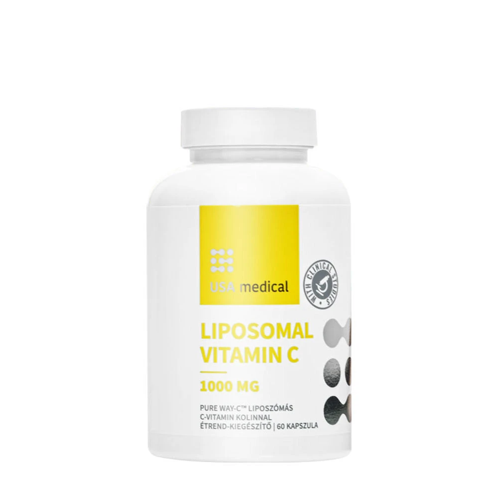 USA Medical - Liposomal Vitamin C, 1000 mg, 60 kapslar | HälsokostKollagenVitamin C | Apoteka