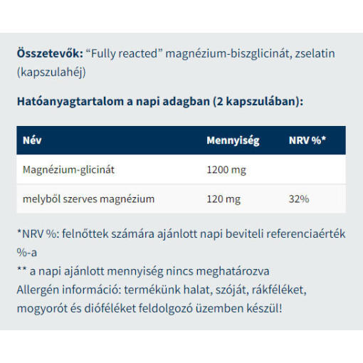 USA Medical - Magnesium Bisglycinat, 60 kapslar - Bild 2