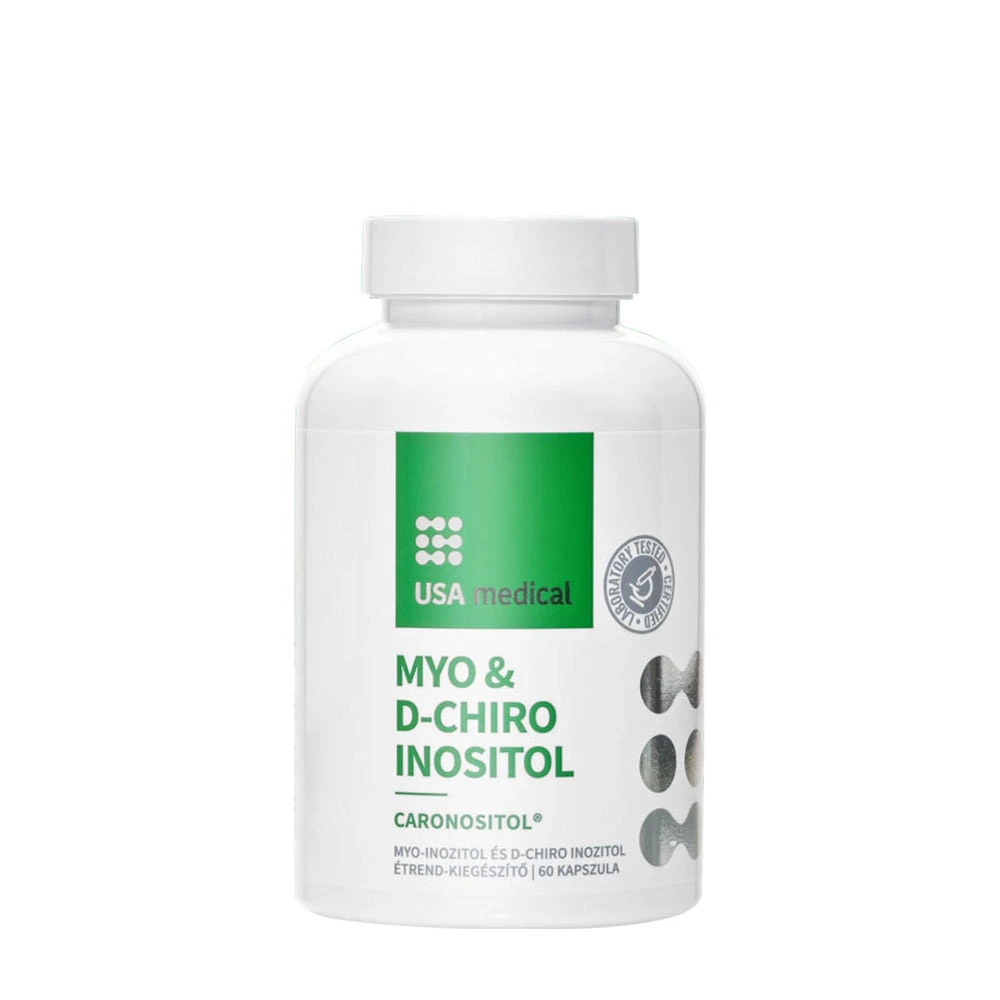 USA Medical - Myo & D-Chiro Inositol, 60 kapslar