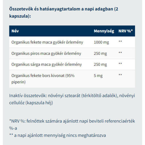 USA Medical - Ekologisk Macarot, 60 kapslar - Bild 2