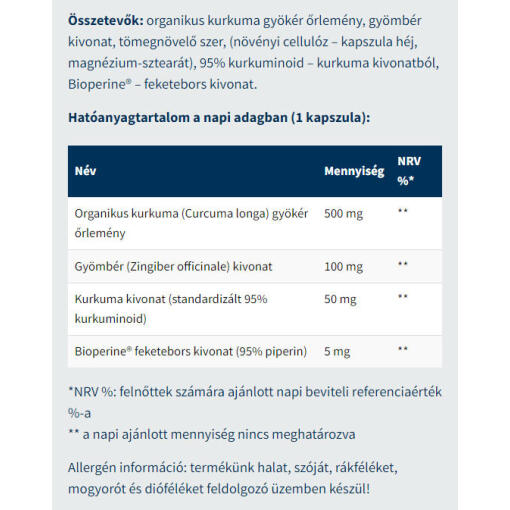 USA medical - Gurkmeja+Ingefära, 60 kapslar - Bild 2