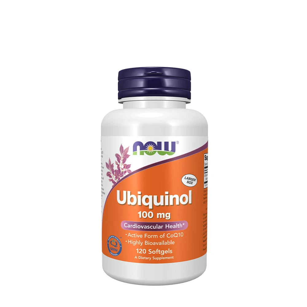 NOW - Ubiquinol, 100 mg - 120 mjukkapslar | Vitaminer och MineralerHälsa och välbefinnandeAntioxidanterHälsokostCoQ10Koenzym Q10 | Apoteka