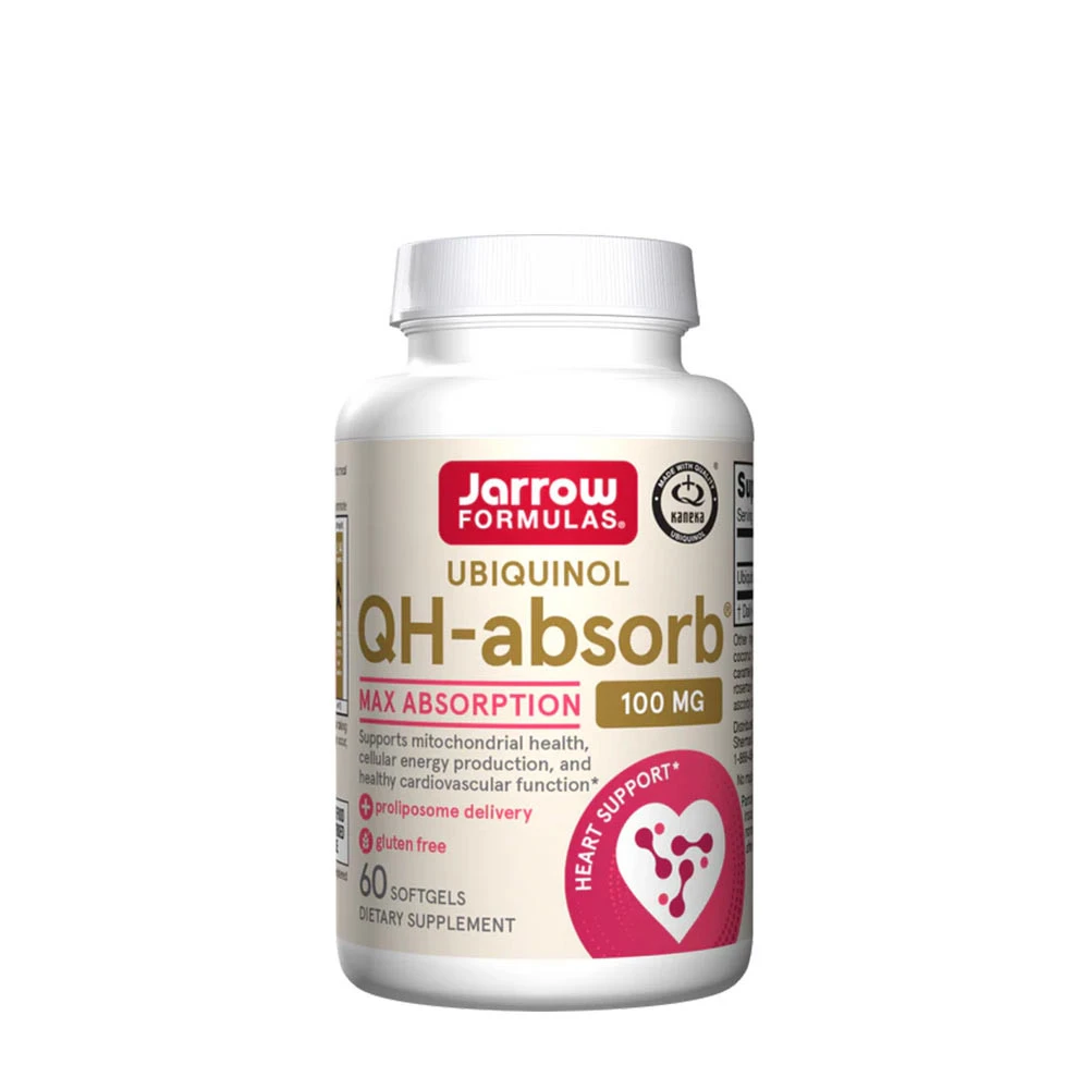 Jarrow Formulas - Ubiquinol QH-absorb, 100 mg, 60 mjukkapslar | Vitaminer och MineralerHälsa och välbefinnandeVissa vitaminerAntioxidanterHälsokostKoenzym Q10 | Apoteka