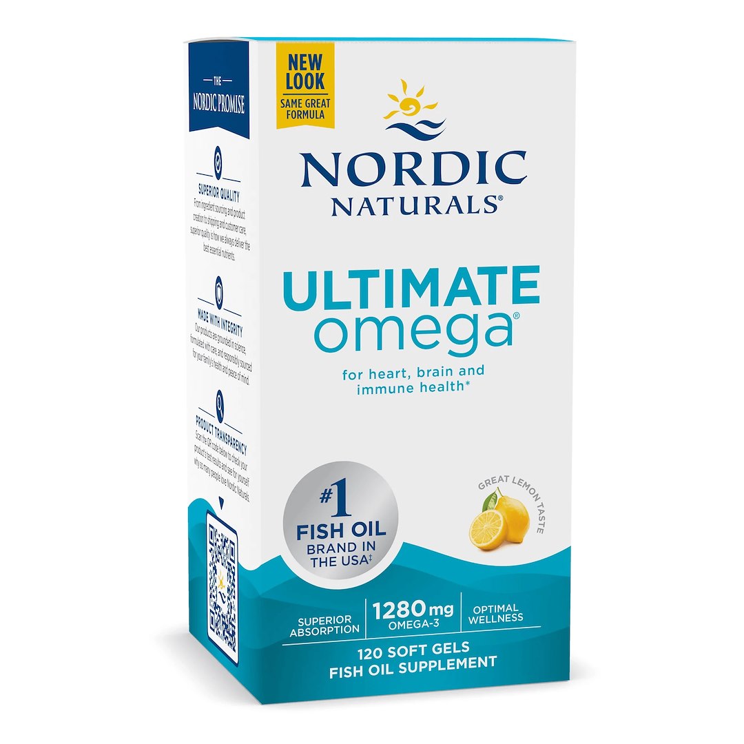 Ultimate Omega, 1280 mg Citron - 120 mjuka kapslar | Vitaminer och MineralerOmegas - EFA - CLA - oljorHälsokostOmega & Näringsoljor | Apoteka