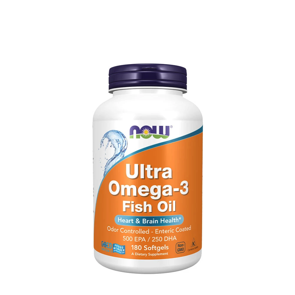 NOW - Ultra Omega-3, mjukkapslar med nötgelsatin | Vitaminer och MineralerOmegas - EFA - CLA - oljorOmega och fiskoljaHälsokostOmega & Näringsoljor | Apoteka