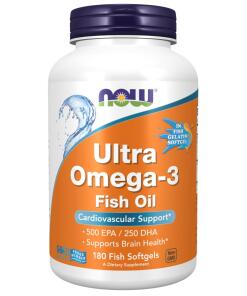 Ultra Omega-3 (In Fish Gelatin Softgels) - 180 fish softgels