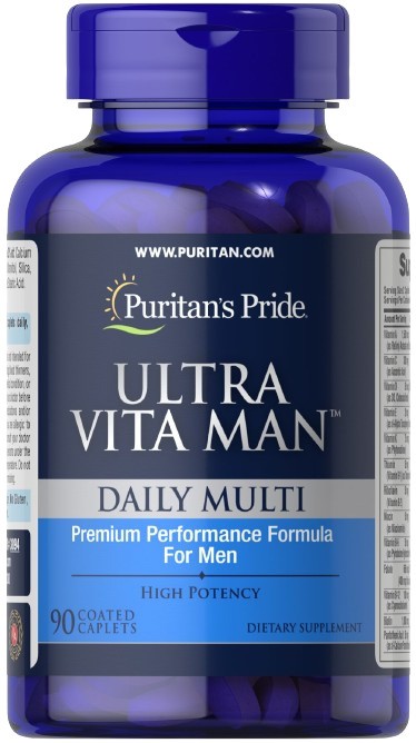 Puritans Pride - Ultra Vita Man, 90 tabletter | Vitaminer och MineralerKosttillskott för kvinnorHälsokost | Apoteka