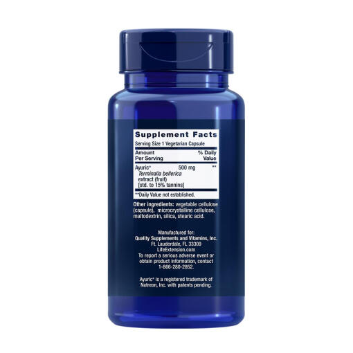 Life Extension - Uric Acid Control, 60 vegetabiliska kapslar - Bild 2