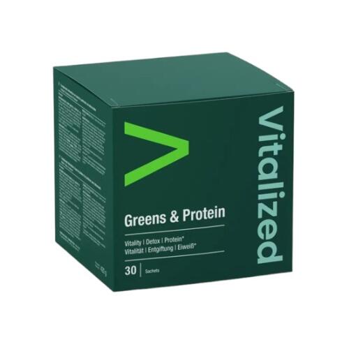 VITALIZED Greens & Protein (30 sachets)