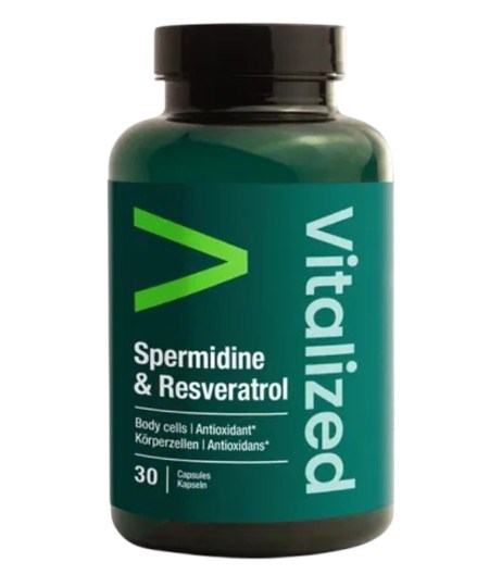 Vitalized - Spermidin & Resveratrol, 30 kapslar | Vitaminer och MineralerResveratrolNordisk vitalitet | Apoteka
