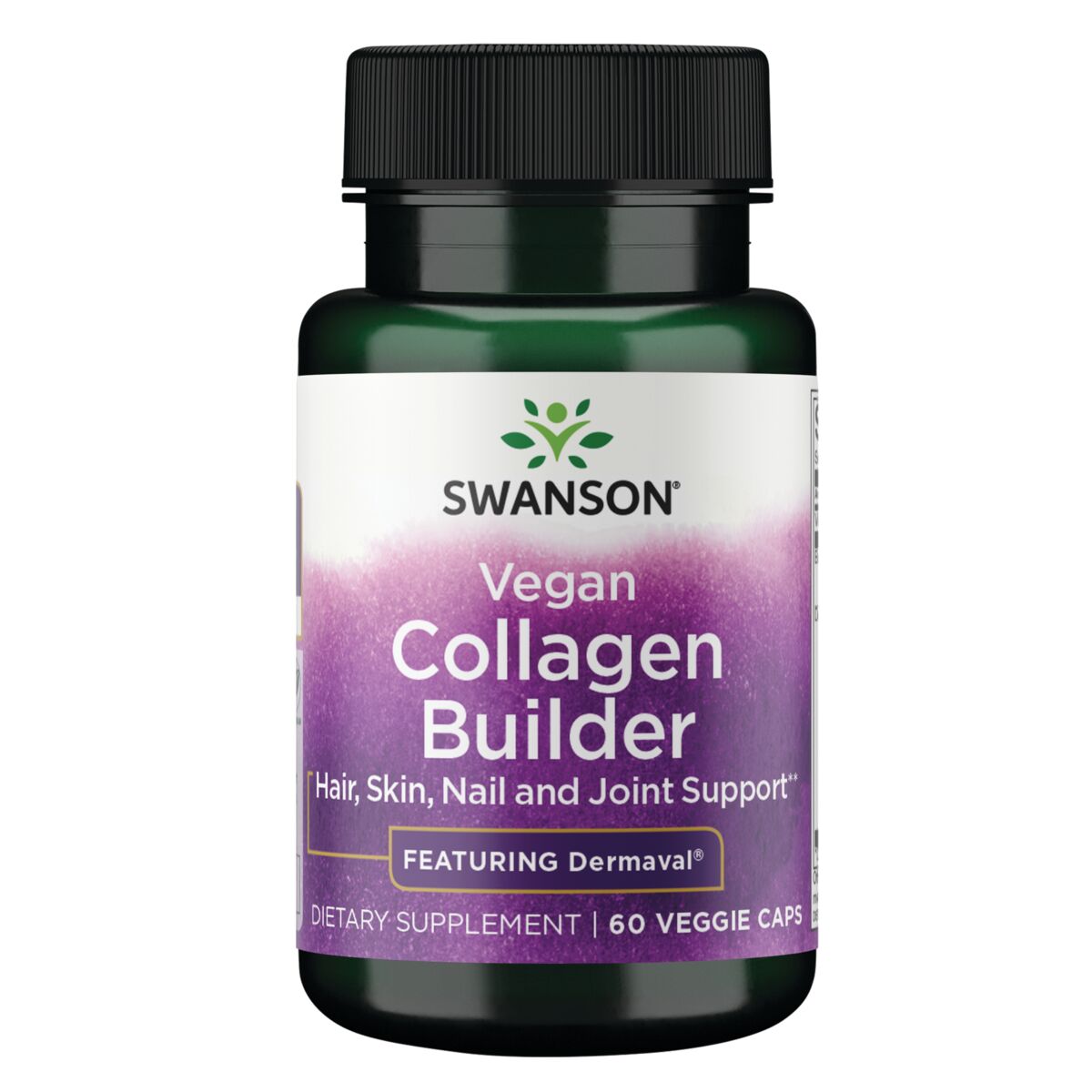Swanson - Vegan Collagen Builder, 60 kapslar | Vitaminer och MineralerVeganska produkterHälsokostKollagenSkönhet | Apoteka