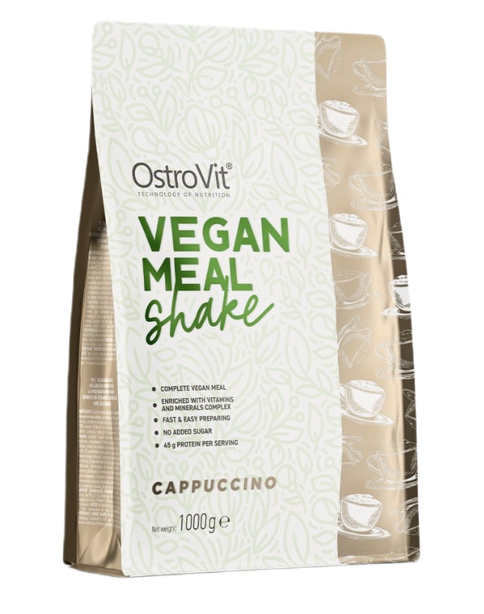 OstroVit - Vegan Måltidsshake, Cappuccino, 1000g | Nya produkterVeganska produkterHälsokostMåltidsersättningar | Apoteka