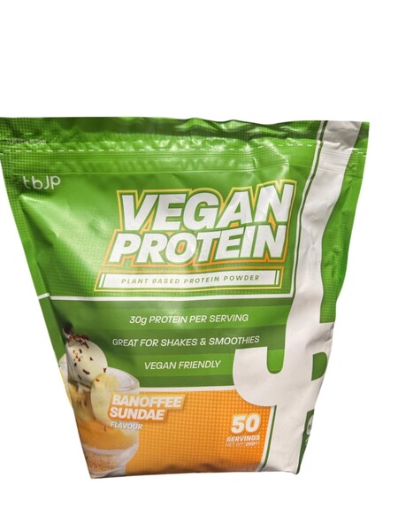 Trained by JP - Veganskt Protein, Banoffee Sundae, 2000g | Veganska produkterHälsokostVäxtproteinerVassleprotein | Apoteka