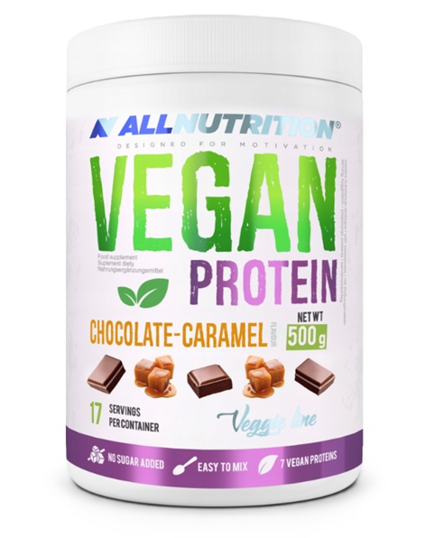 Allnutrition - Veganskt Protein, Chokladkola, 500g | Veganska produkterHälsokostVäxtproteinerVassleprotein | Apoteka