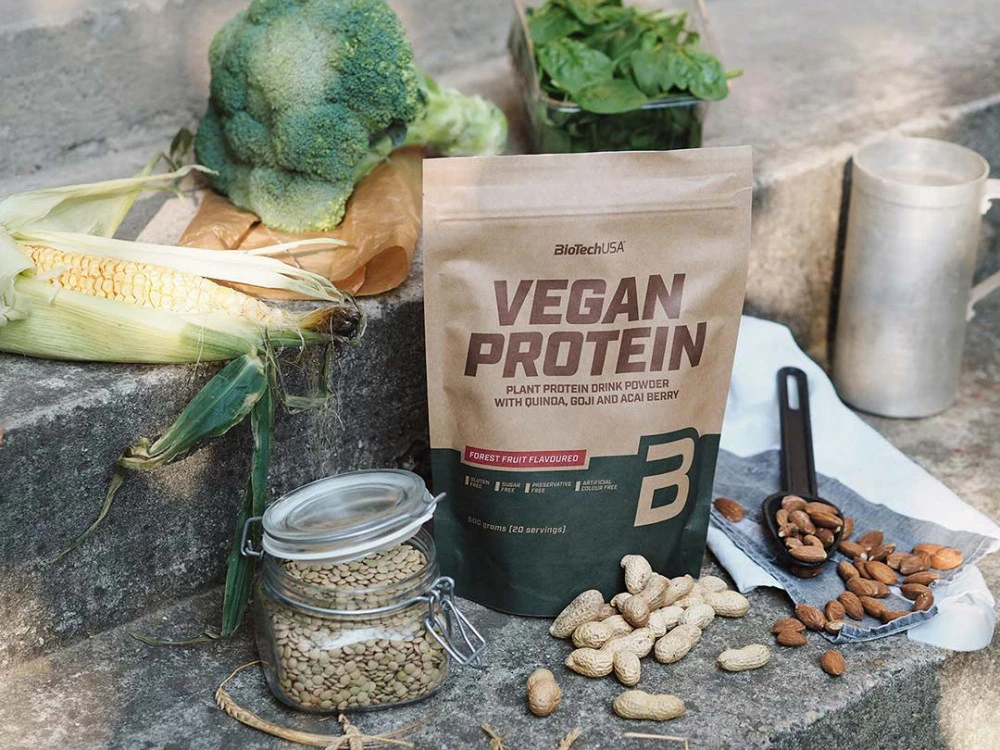 BioTechUSA - Vegan Protein, Vaniljkaka, 500g - Bild 5