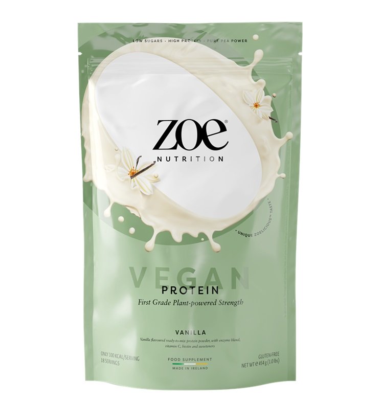 ZOE Nutrition - Veganskt Protein, Vanilj Madagascar, 454g | Veganska produkterHälsa och välbefinnandeHälsokostVäxtproteiner | Apoteka
