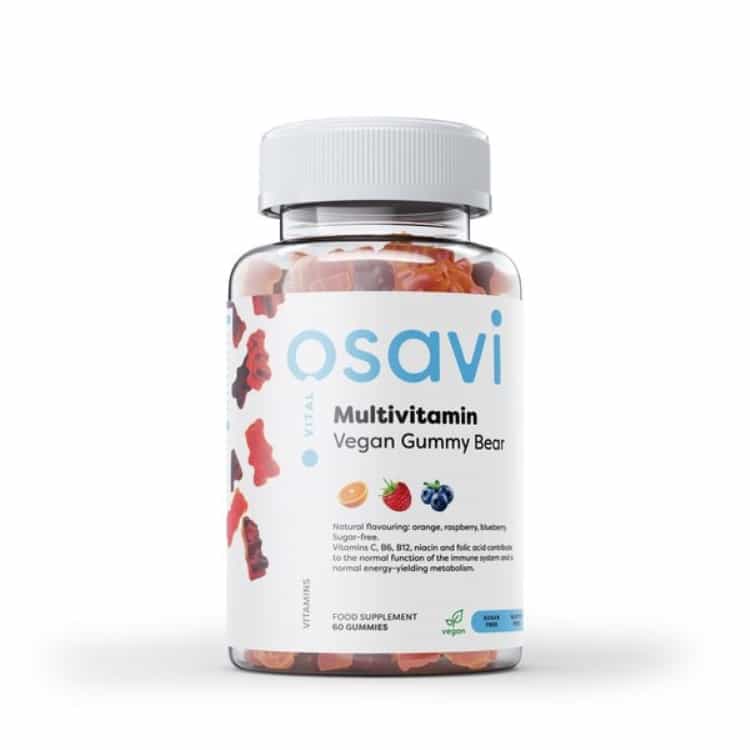 Osavi - Veganska Multivitamingummin, Apelsin Hallon Blåbär - 60 gummin | Vitaminer och MineralerVeganska produkterHälsa och välbefinnandeMultivitaminerHälsokost | Apoteka
