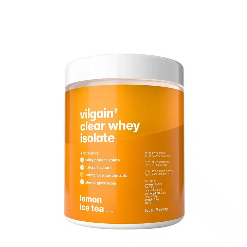 Vilgain - Clear Whey Isolate, 500 g, Citronisté | Nya produkterKostproteinVassleproteinÅterhämtning efter träningGainers och kolhydrater | Apoteka