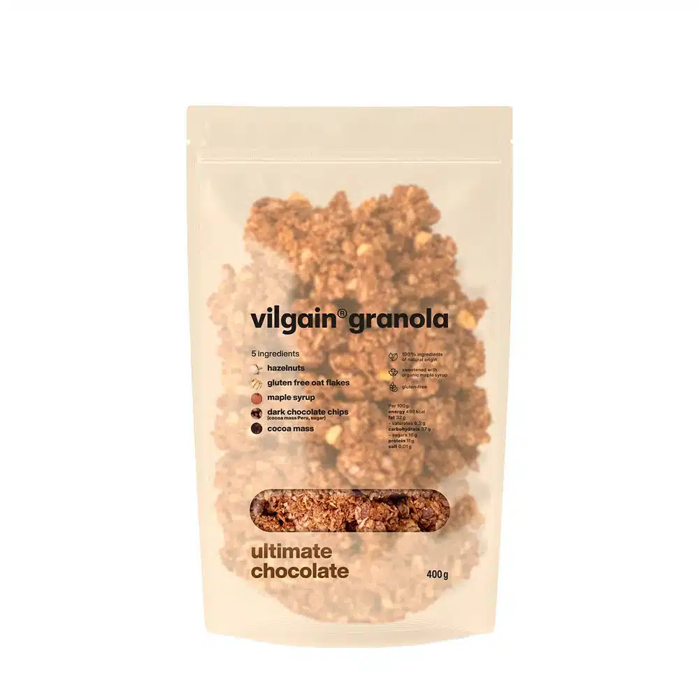 Vilgain - Ultimate Chocolate Granola, 400 g | Nya produkterHälsokost | Apoteka