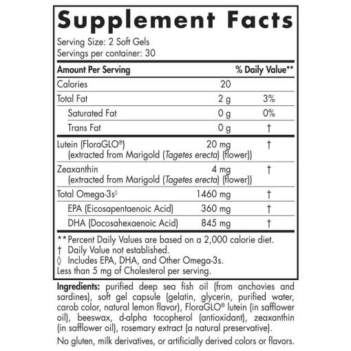 Nordic Naturals - Synstöd, 1460mg - 60 mjukkapslar - Bild 3