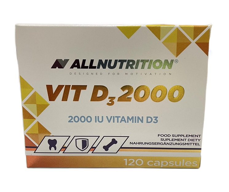Allnutrition - Vit D3 2000, 2000 IE - 120 kapslar | Vitaminer och MineralerHälsa och välbefinnandeD-vitaminHälsokost | Apoteka